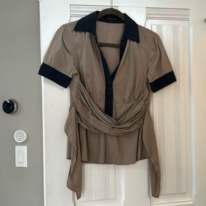 BCBG Cotton tie top